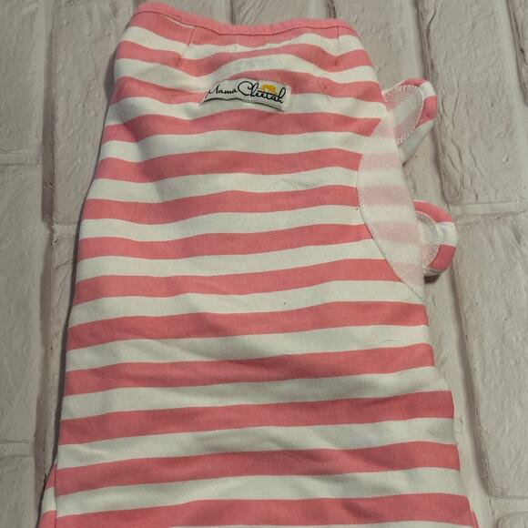 Lot of 2 Mama Cheetah Baby Girls Pink S/M 7-14 lbs Sleep Sacks Swaddle Cotton - Picture 6 of 14